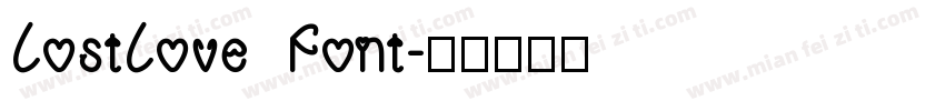 LostLove Font字体转换